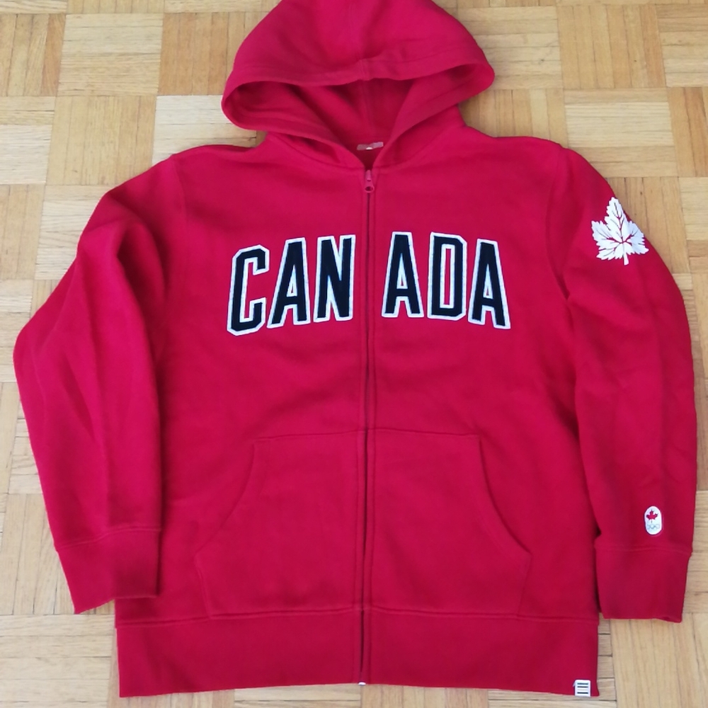 Youth 14 Hudsons bay Canada Full zipper Hoody